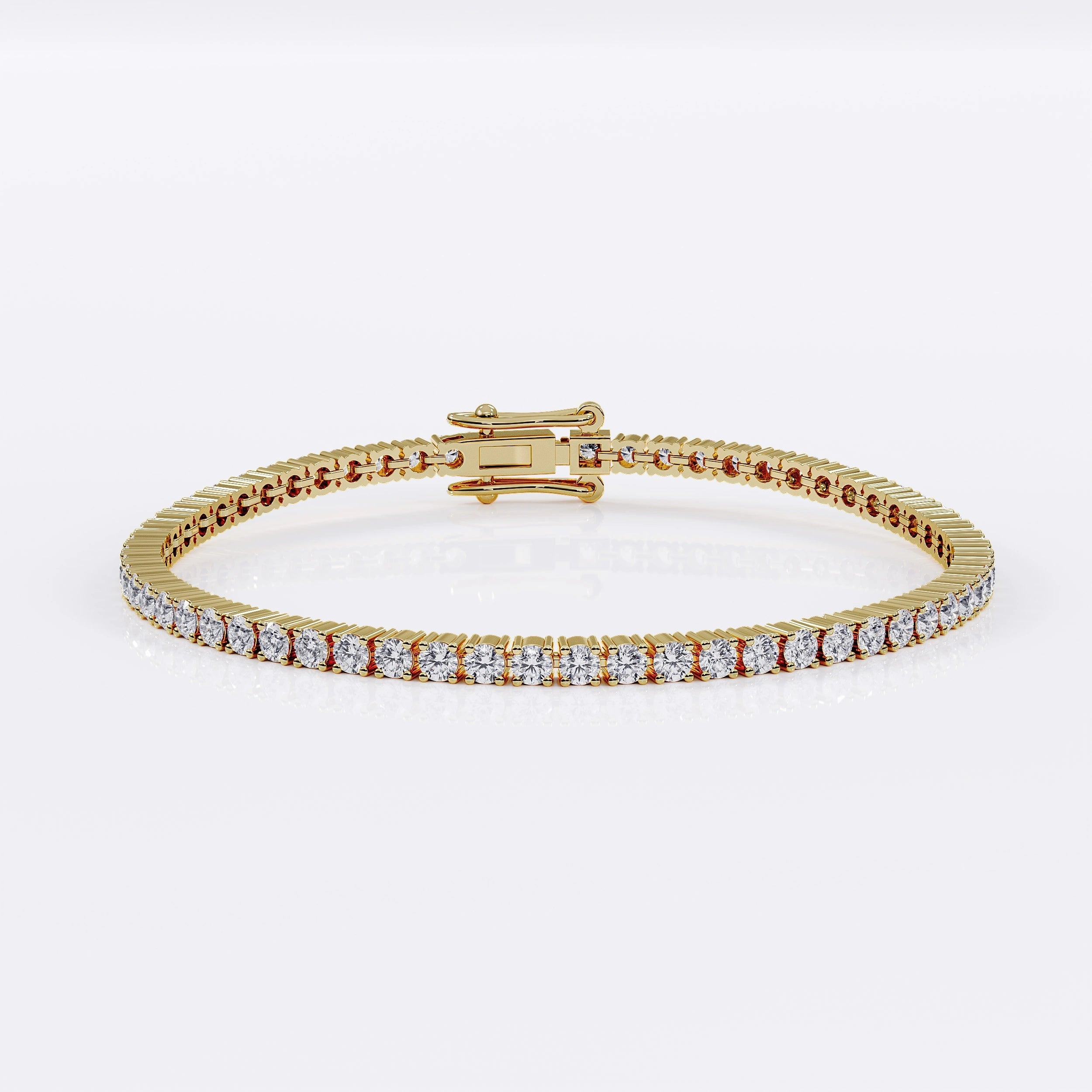 Diamond Tennis Bracelet for Women - 2mm (925 Sterling Silver) La Stella Jewels