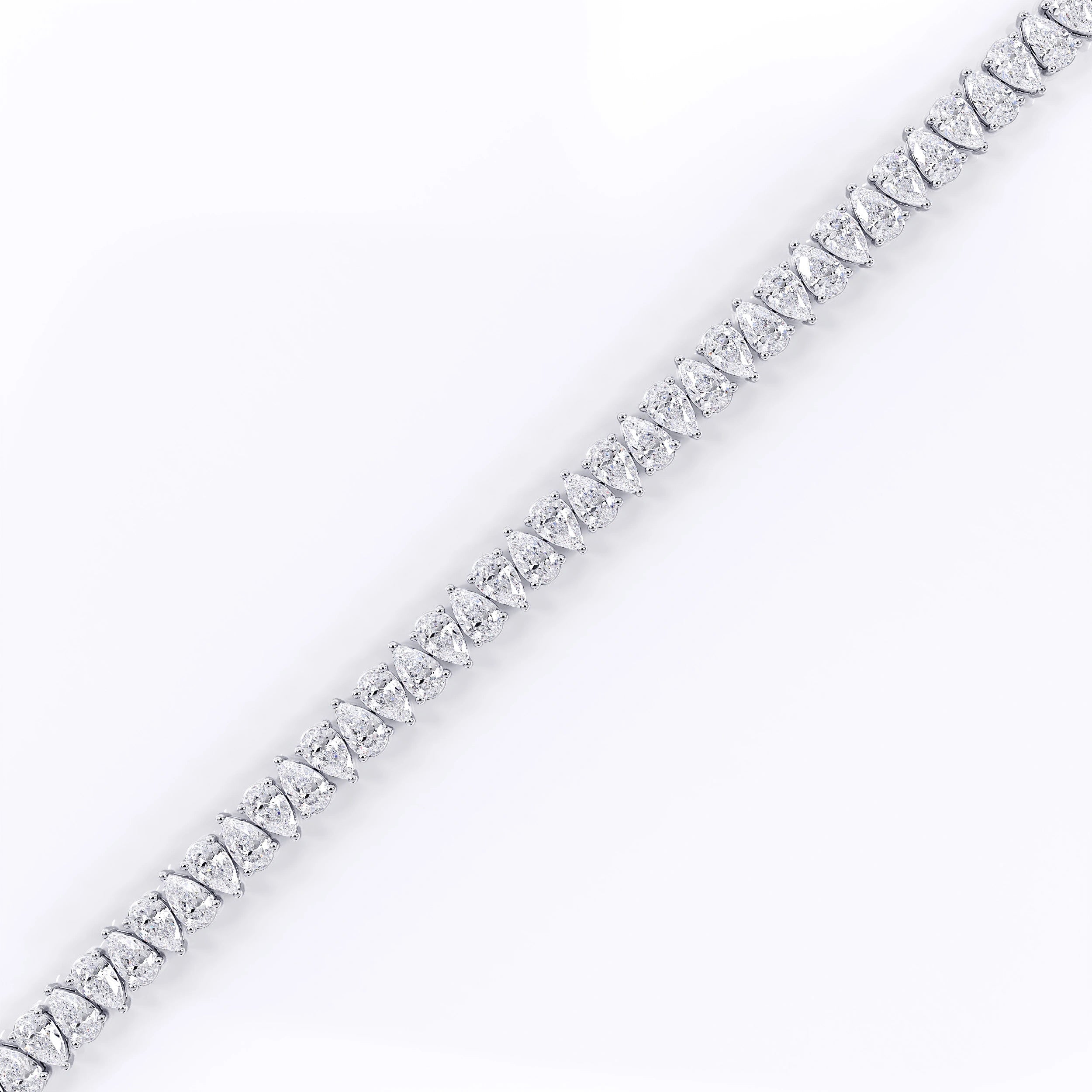 Diamond_bracelet_pear_cut La Stella Jewels