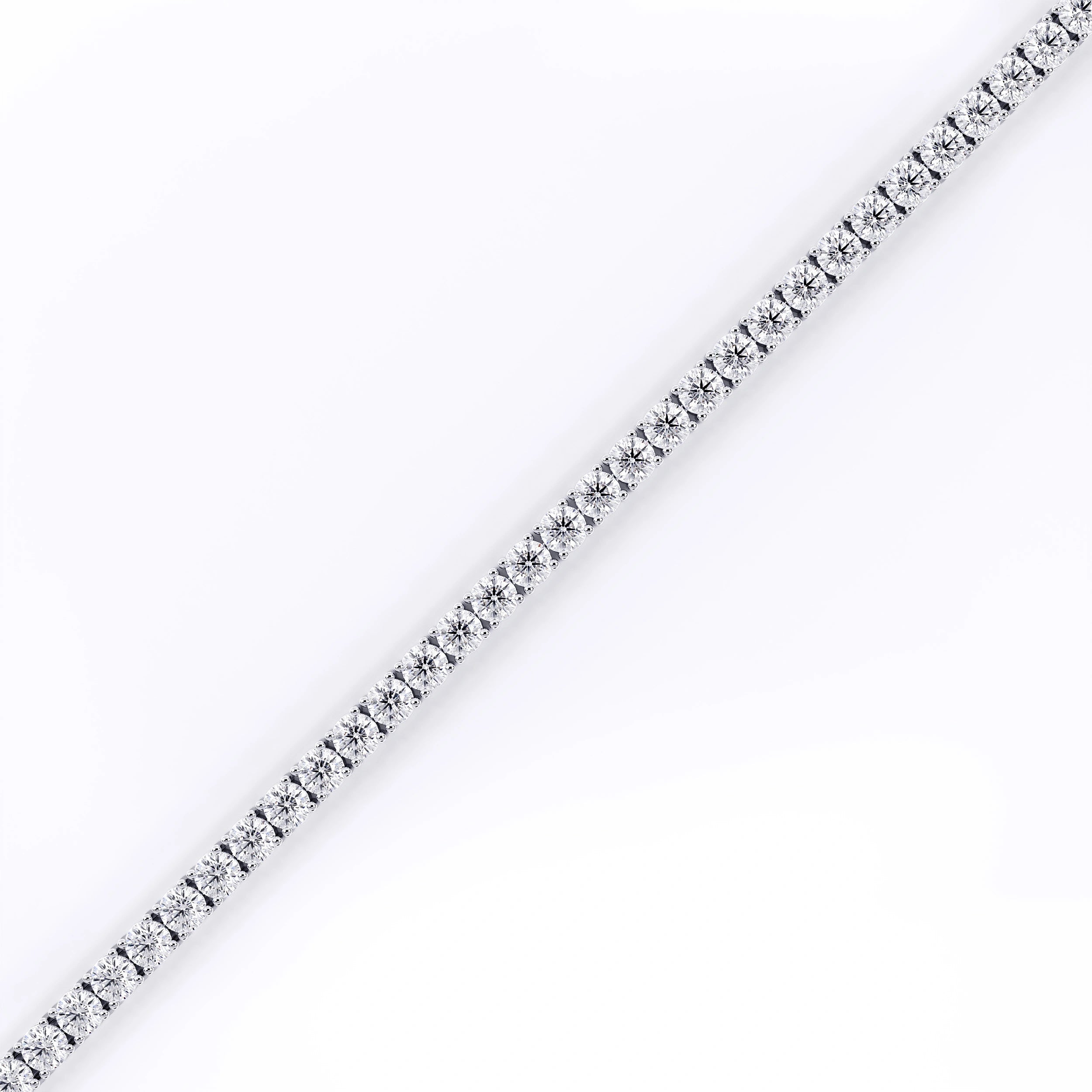 Diamond Tennis Bracelet for Women - 3mm (925 Sterling Silver) - La Stella Jewels