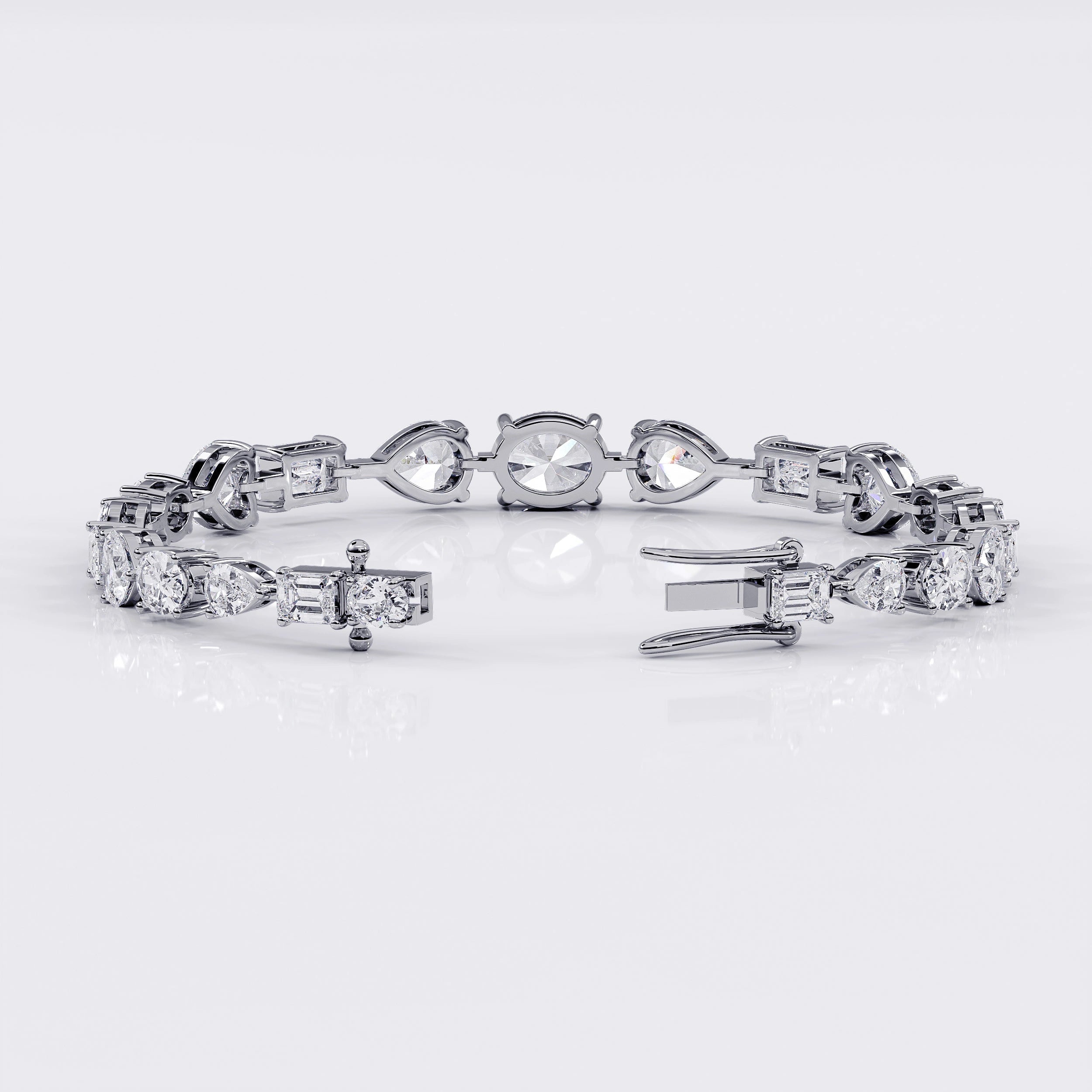 Mixed_shape_tennis_bracelet La Stella Jewels