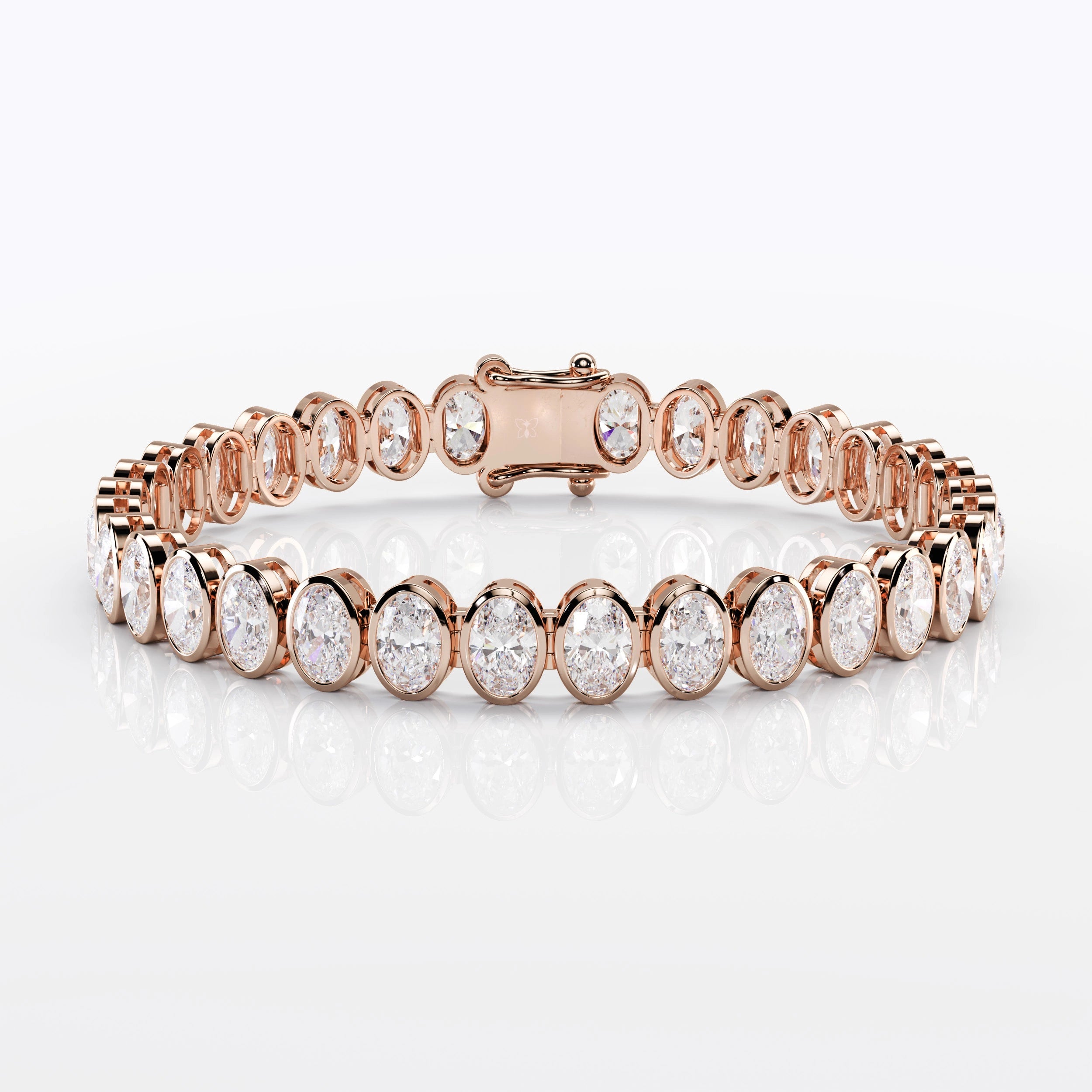 Oval Cut Diamond Tennis Bracelet For Women La Stella Jewels