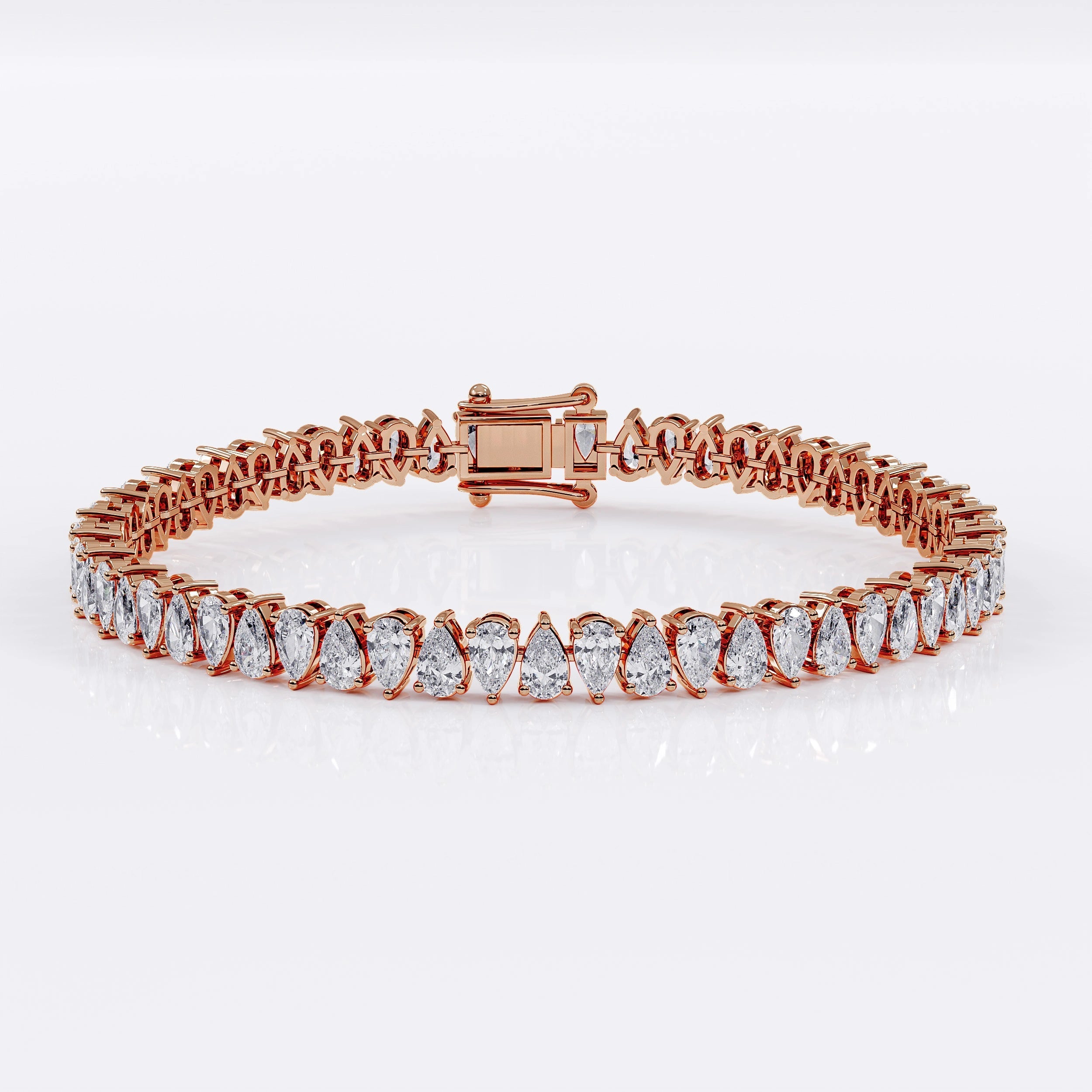 Pear_Tennis_Bracele La Stella Jewels