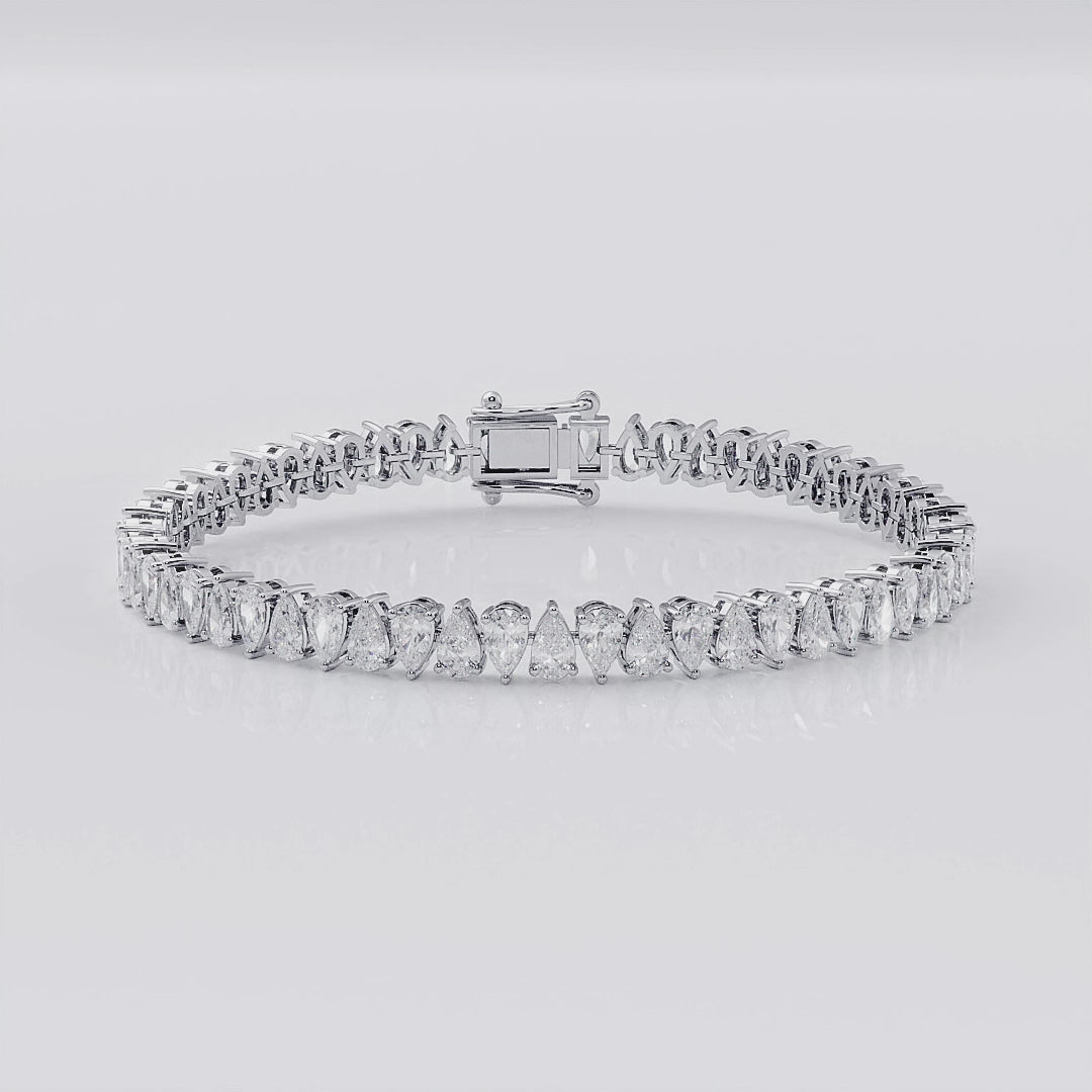 Pear Tennis Bracelet