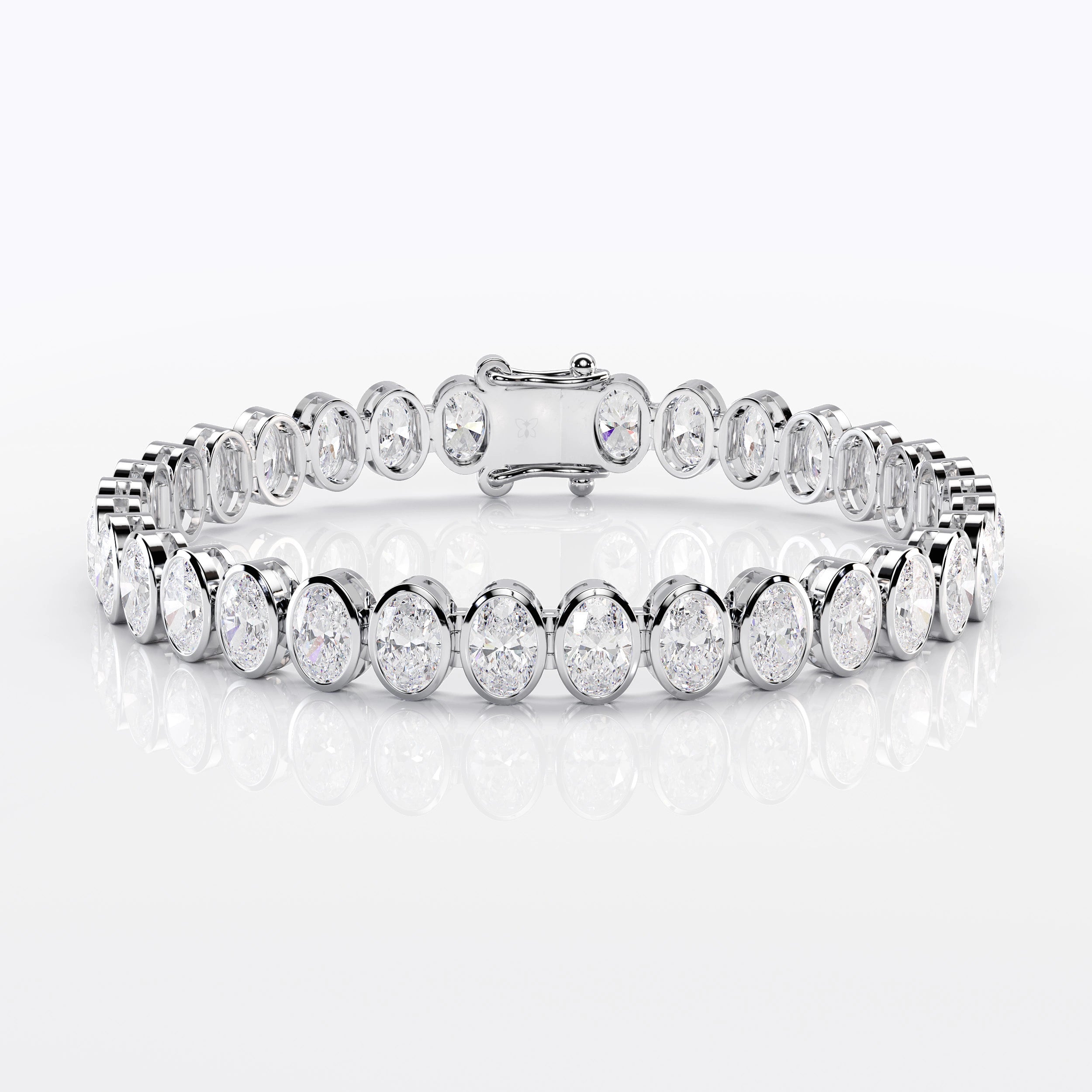 Oval Cut Diamond Tennis Bracelet For Women La Stella Jewels