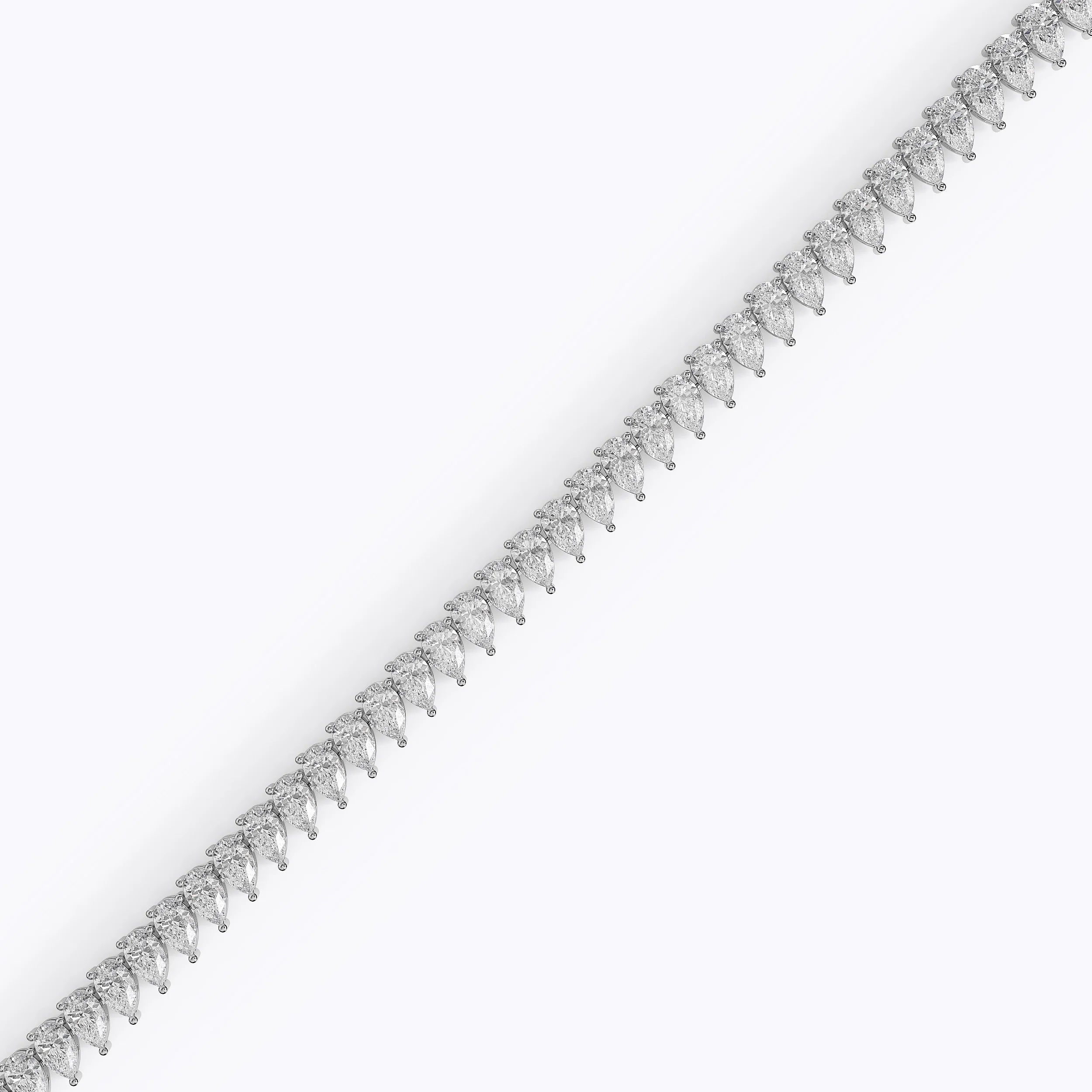 Pear Cut Diamond Tennis Bracelet For Women La Stella Jewels