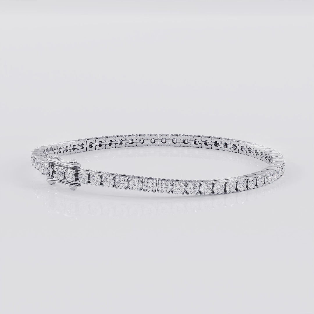 Diamond bracelet for women 2mm