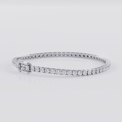 Diamond bracelet for women 2mm