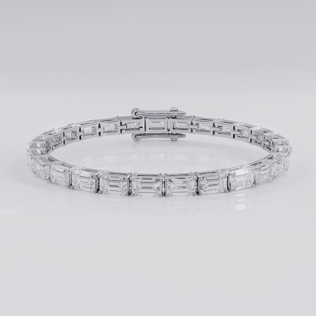 Emerald cut Tennis Bracelet
