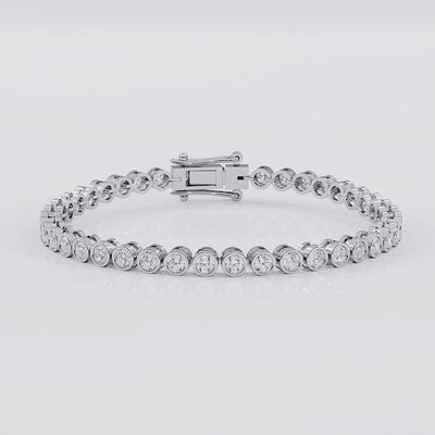 diamond bracelet with bezel in India